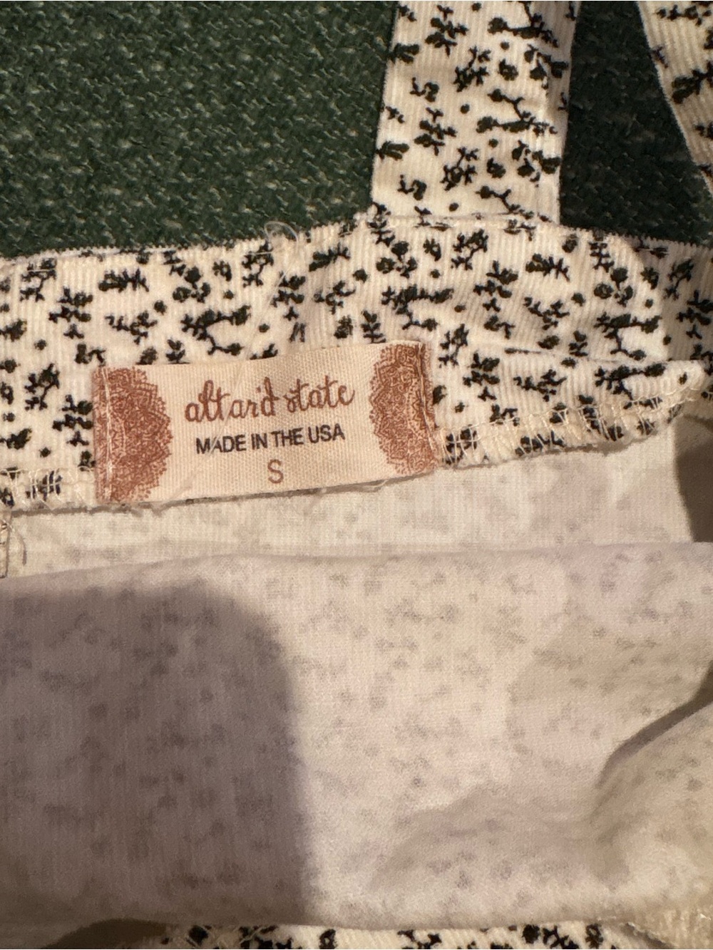Altar'd State Cream Camisole with Black Floral Print - Picture 2 of 4